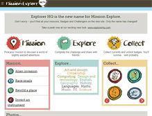 Tablet Screenshot of missionexplore.net